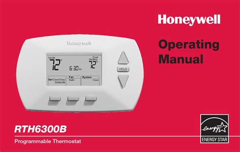 Honeywell home rth6580wf installation manual